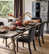Stafford Velvet Dining Chair - Charcoal