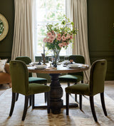Stafford Velvet Dining Chair - Spruce