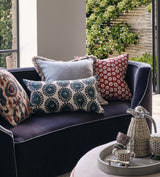 Stonewashed Linen Cushion Cover with Fringing - Eau de Nil