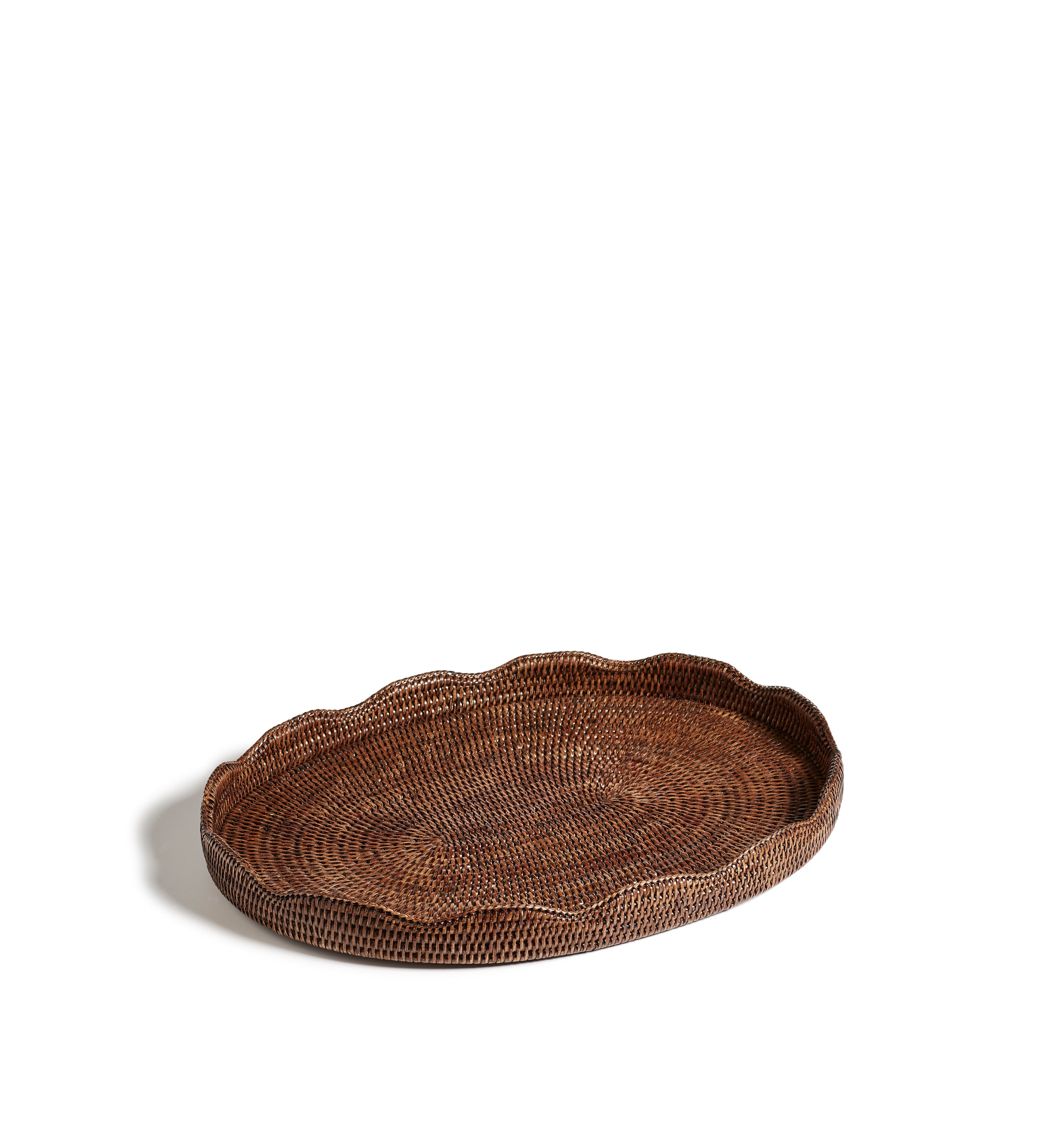 Talasa Rattan Tray - Brown