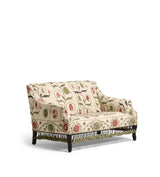 Tarma Sheki Cotton 2-Seater Sofa - Olive