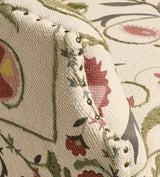 Tarma Sheki Cotton 2-Seater Sofa - Olive