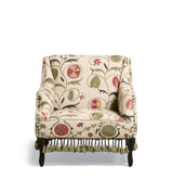 Tarma Sheki Cotton Armchair - Olive