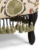 Tarma Sheki Cotton Armchair - Olive