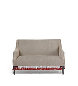 Tarma Cotton 2-Seater Sofa - Charcoal