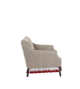 Tarma Cotton 2-Seater Sofa - Charcoal