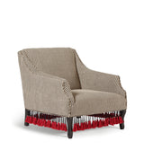 Tarma Cotton Armchair - Charcoal