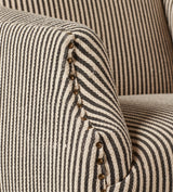 Tarma Cotton Armchair - Charcoal