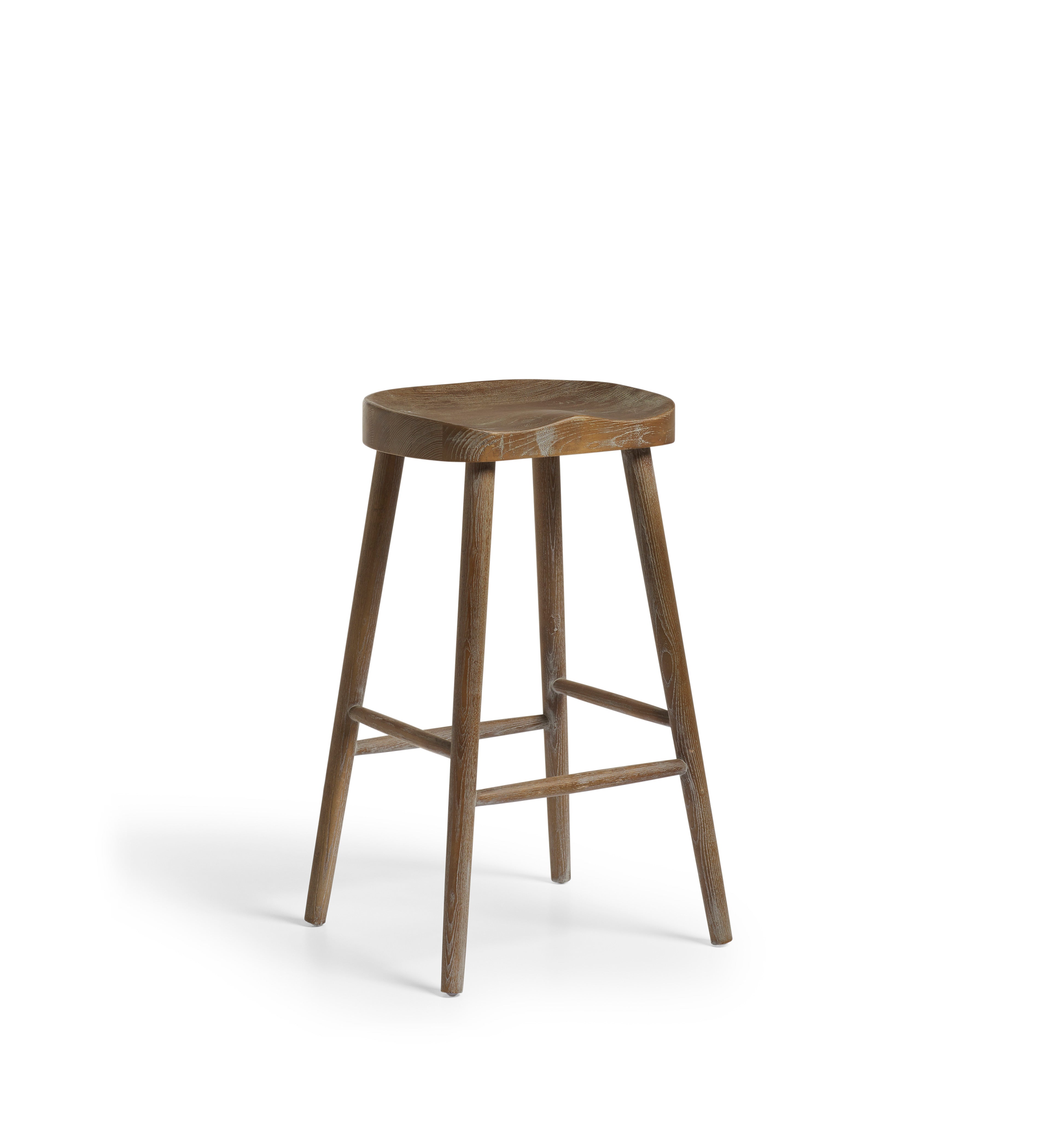 Taverna Bar Stool Burnt Oak OKA