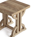 Tempus Side Table - Natural Recycled Elm