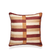 Triband Cushion Cover - Maple Red/Natural