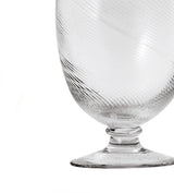 Twisted Small Wine Glasses - Set of Four - Clear