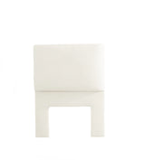 Upholstered and Padded Headboard - Single - White