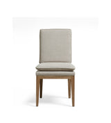 Vasa Linen Dining Chair - Mushroom Grey