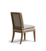 Vasa Linen Dining Chair - Mushroom Grey