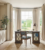 Vincent Ocellus Dining Chair - Weathered Oak/Petrol