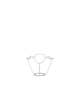 White Coated European Metal Carrier 5cm - White