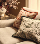 Wilde Cushion Cover - Dirty Orange/Blue
