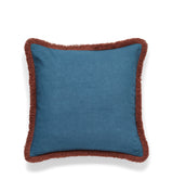Wilde Cushion Cover - Dirty Orange/Blue