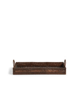 Yatana Rattan Ottoman Tray - Antique Brown