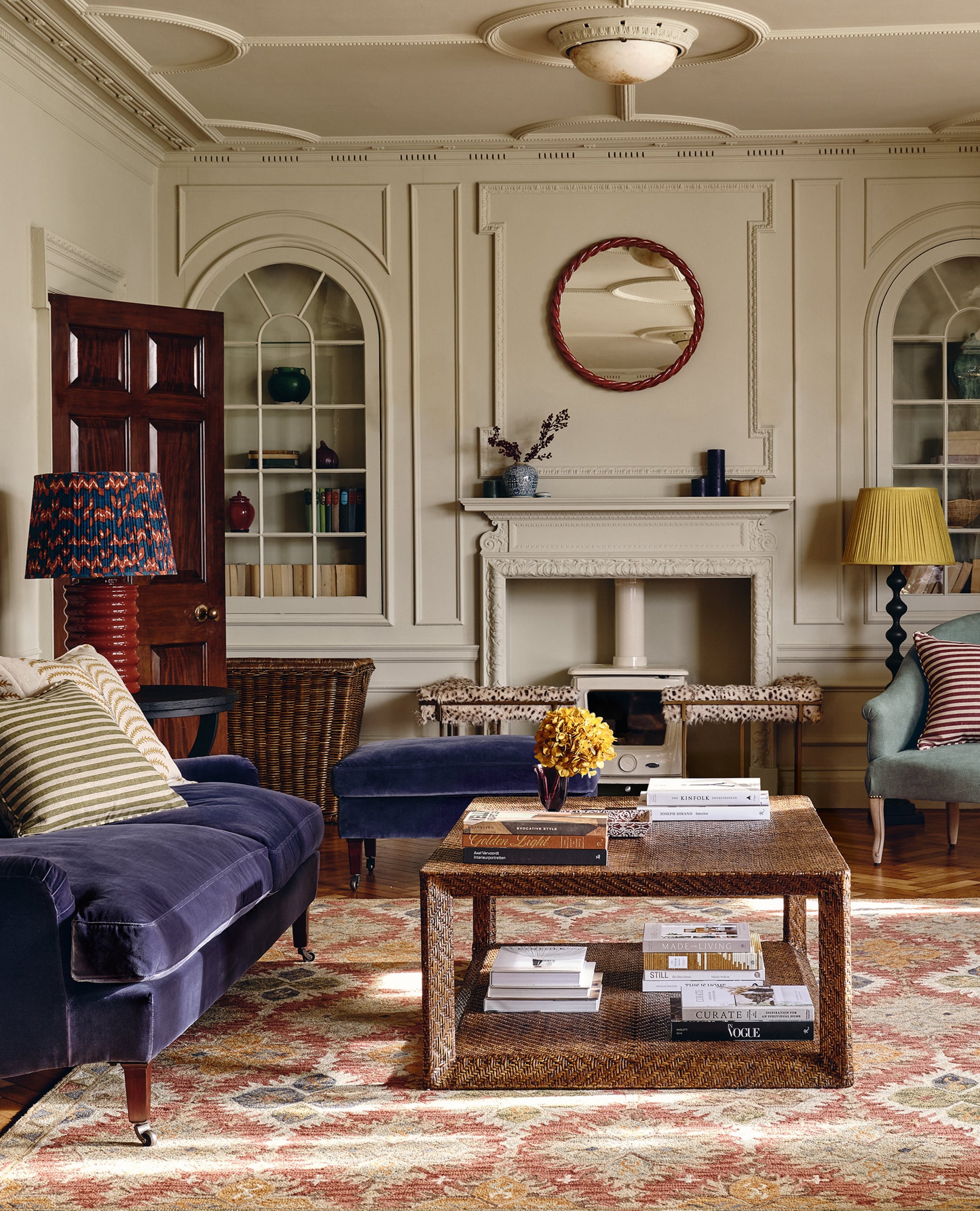 Colour Comes to Play In This Historical Country Home