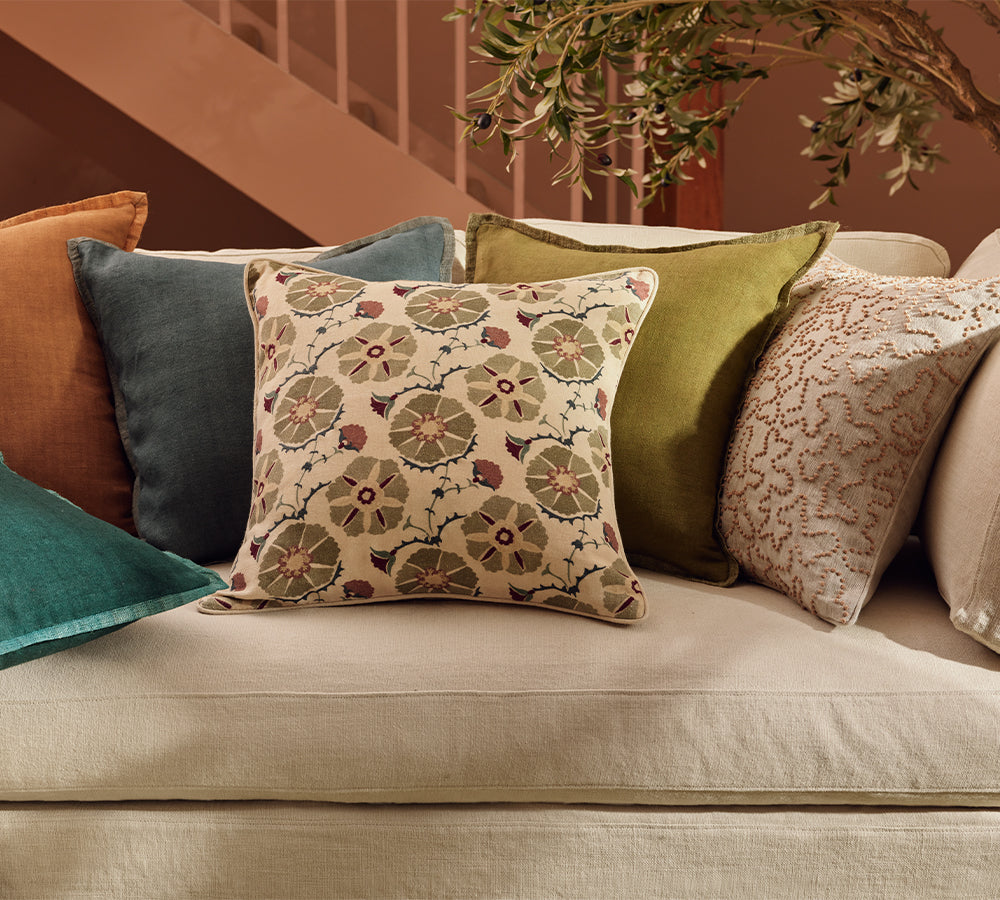 Cushions | Large Variety of Colours & Styles | OKA