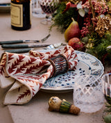 Areca Napkins - Set of Four - Earthy Red