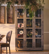Docena Display Cabinet - Distressed Grey