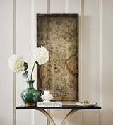 Hokkaido Wall Art Panels - Set of Four - Distressed Green