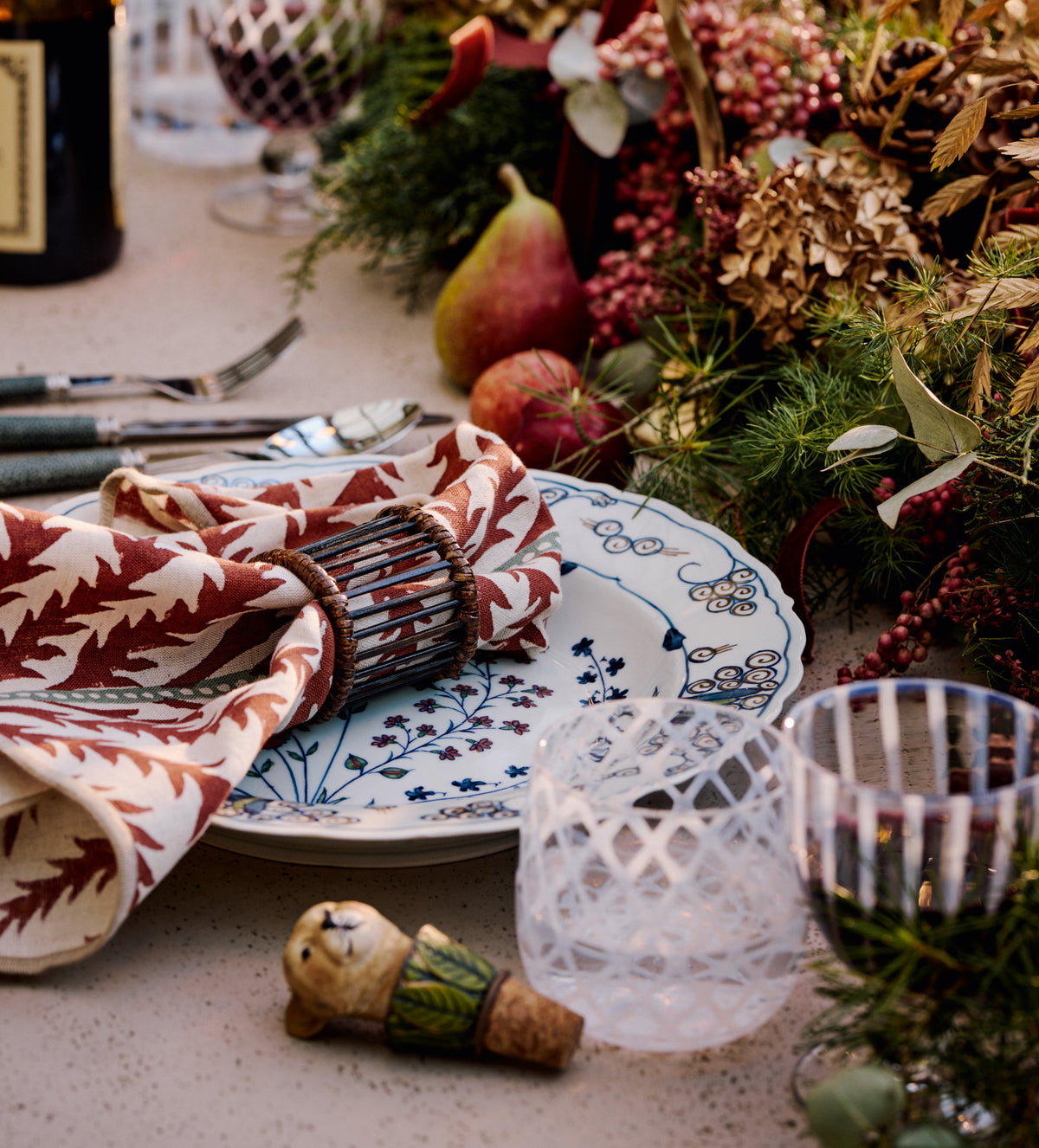 Isphahan Large Plates - Set of Four - Multi