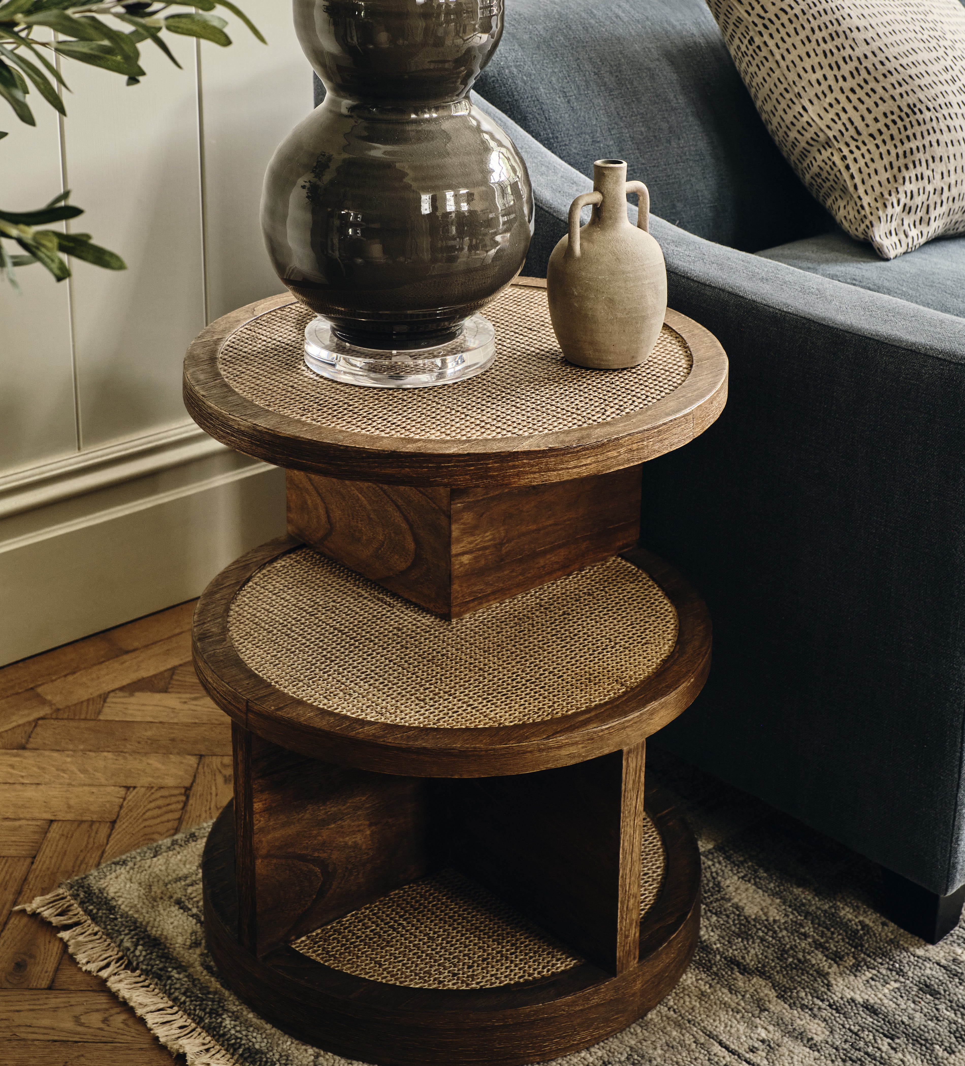 Abaneri Side Table - Natural | OKA