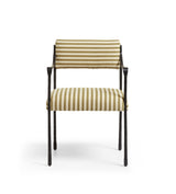 Abellona Stripe Upholstered Dining Chair - Olive