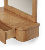 Ada Console Mirror - Warm Burl