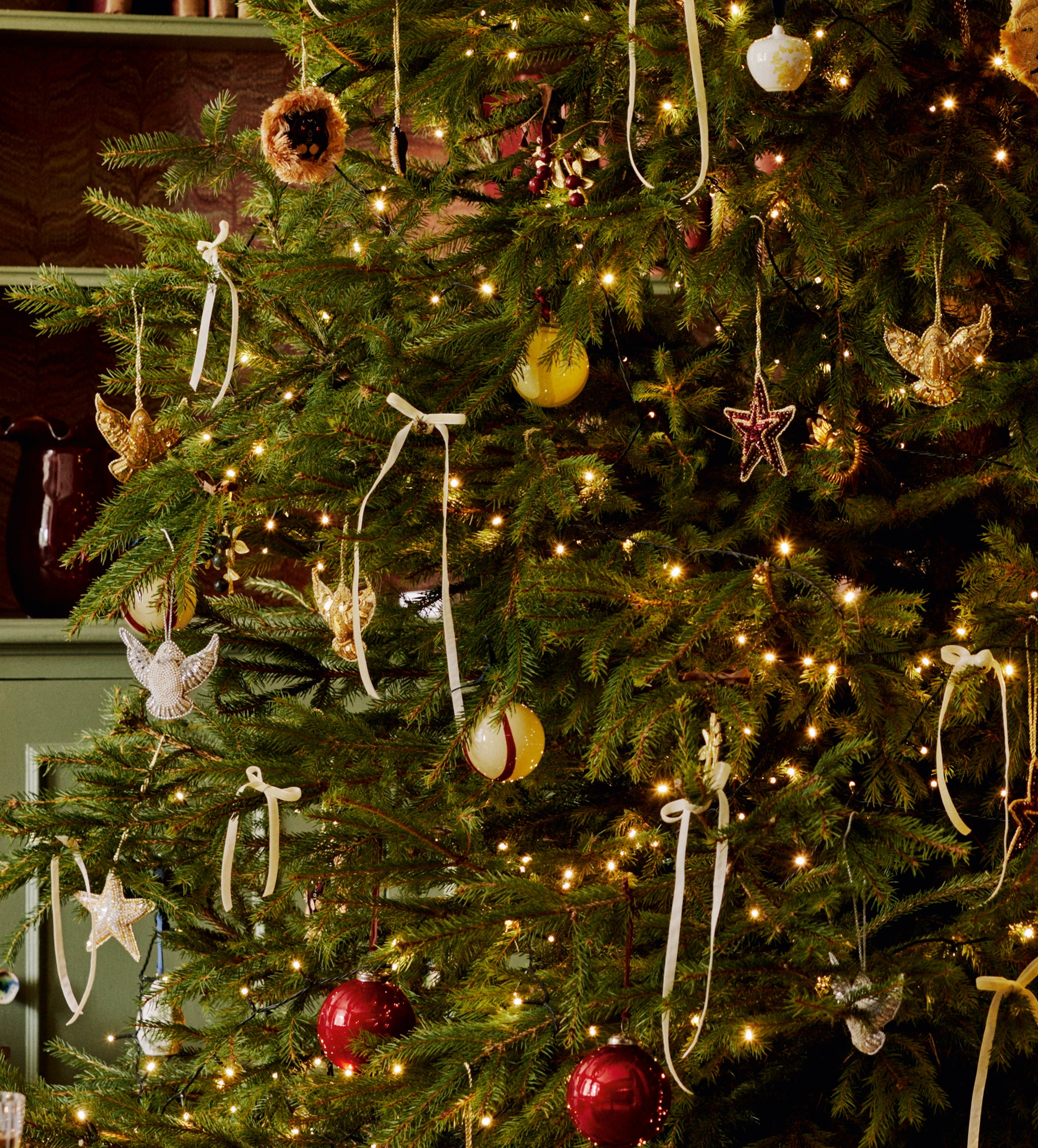 Aderyn Bird Hanging Decorations Pair - Multi