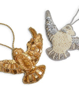 Aderyn Bird Hanging Decorations Pair - Multi