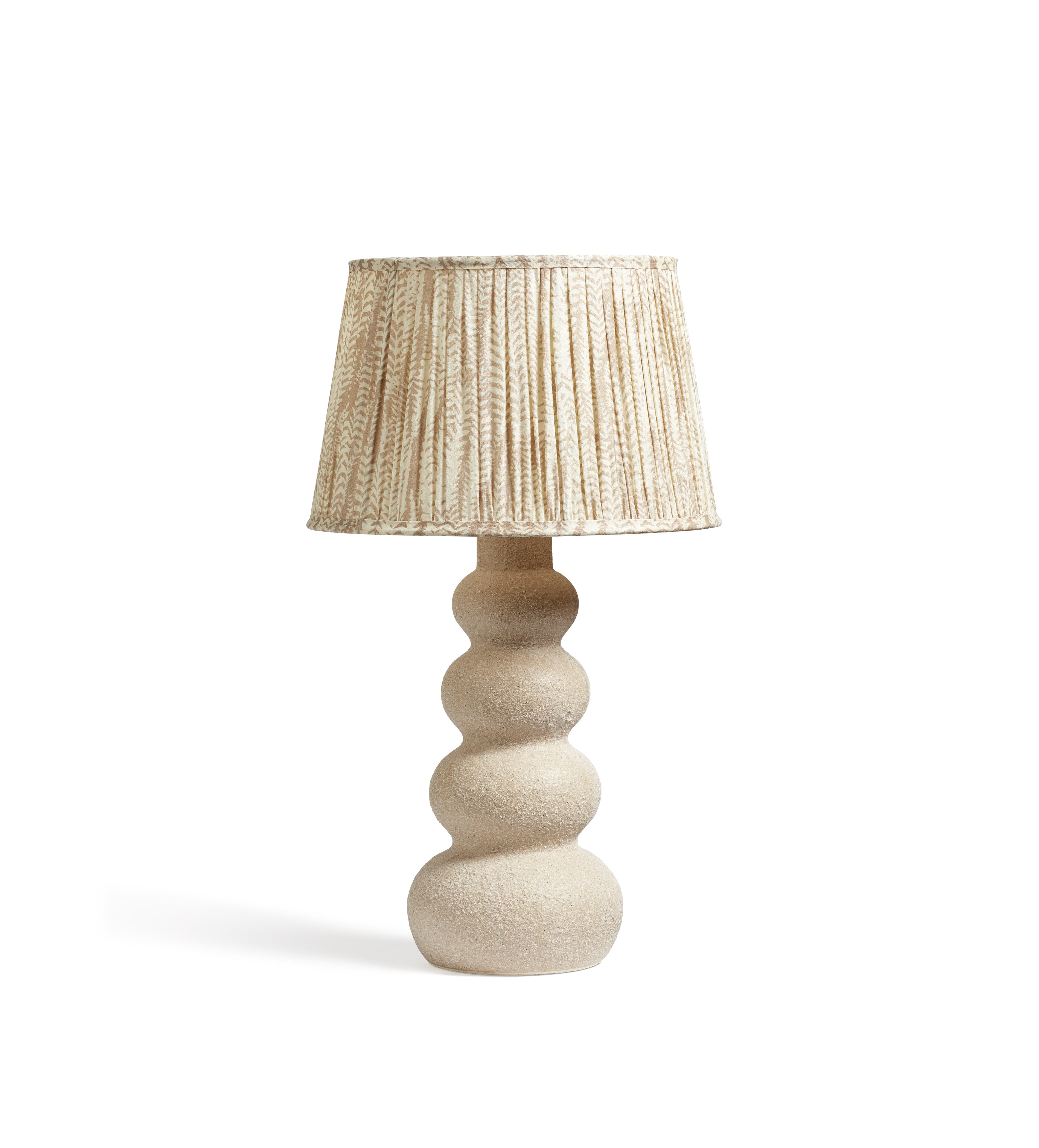 Adina Table Lamp Base - Flax | OKA