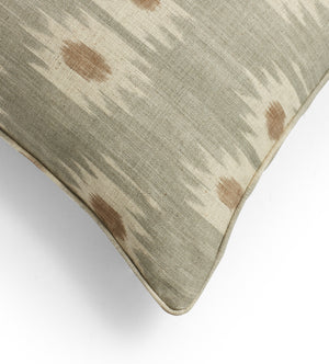 Oka Raspberry Cushions Akino Cushion Cover - Lichen Green | OKA