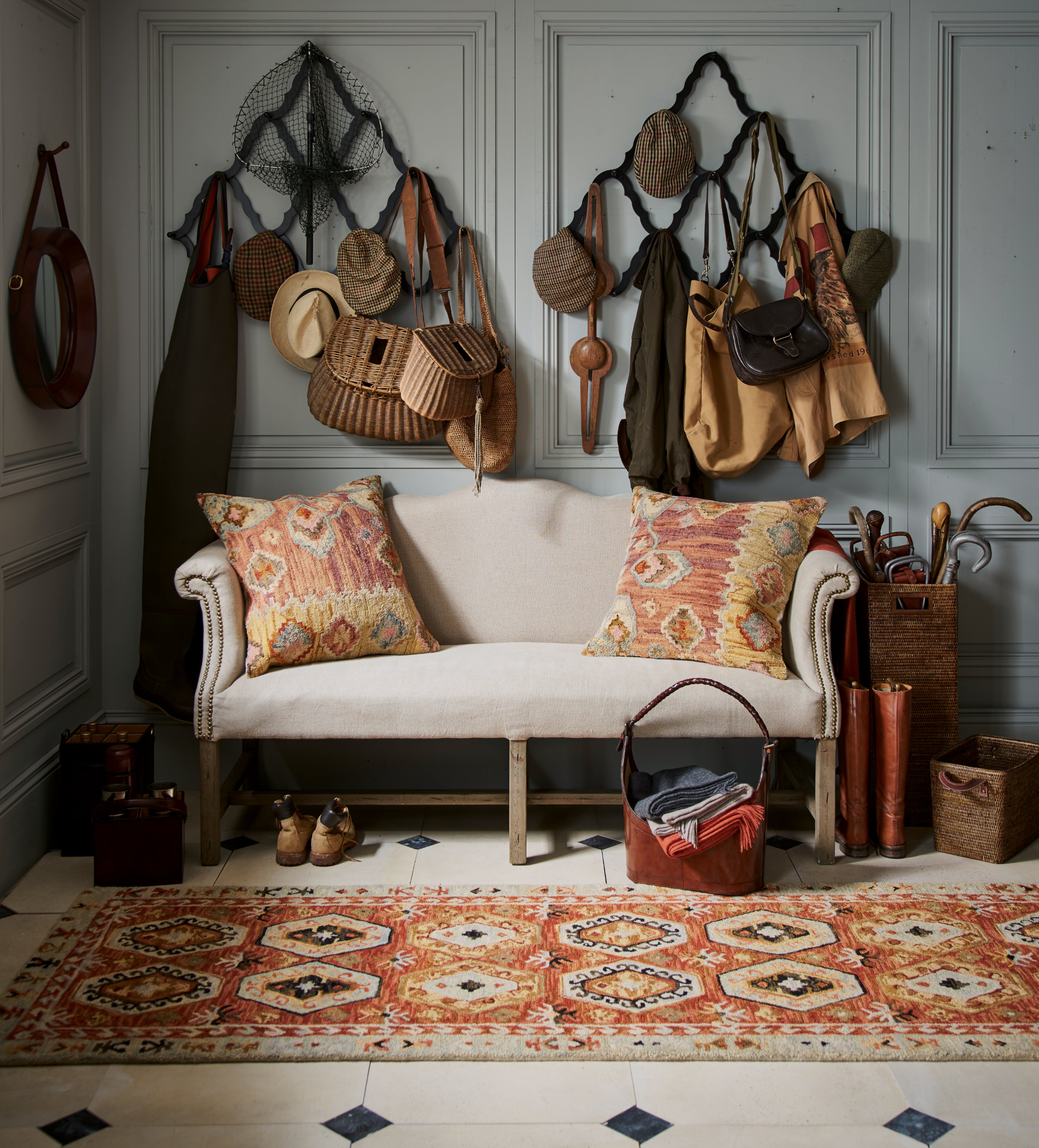 Alanya Hand-Tufted Runner 90x300cm - Multi-Coloured | OKA