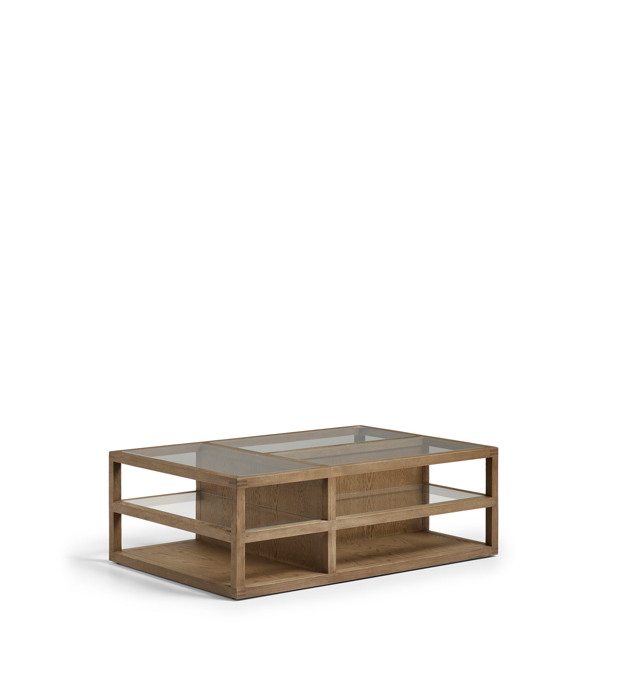 Alexey Coffee Table - Small - Weathered Oak