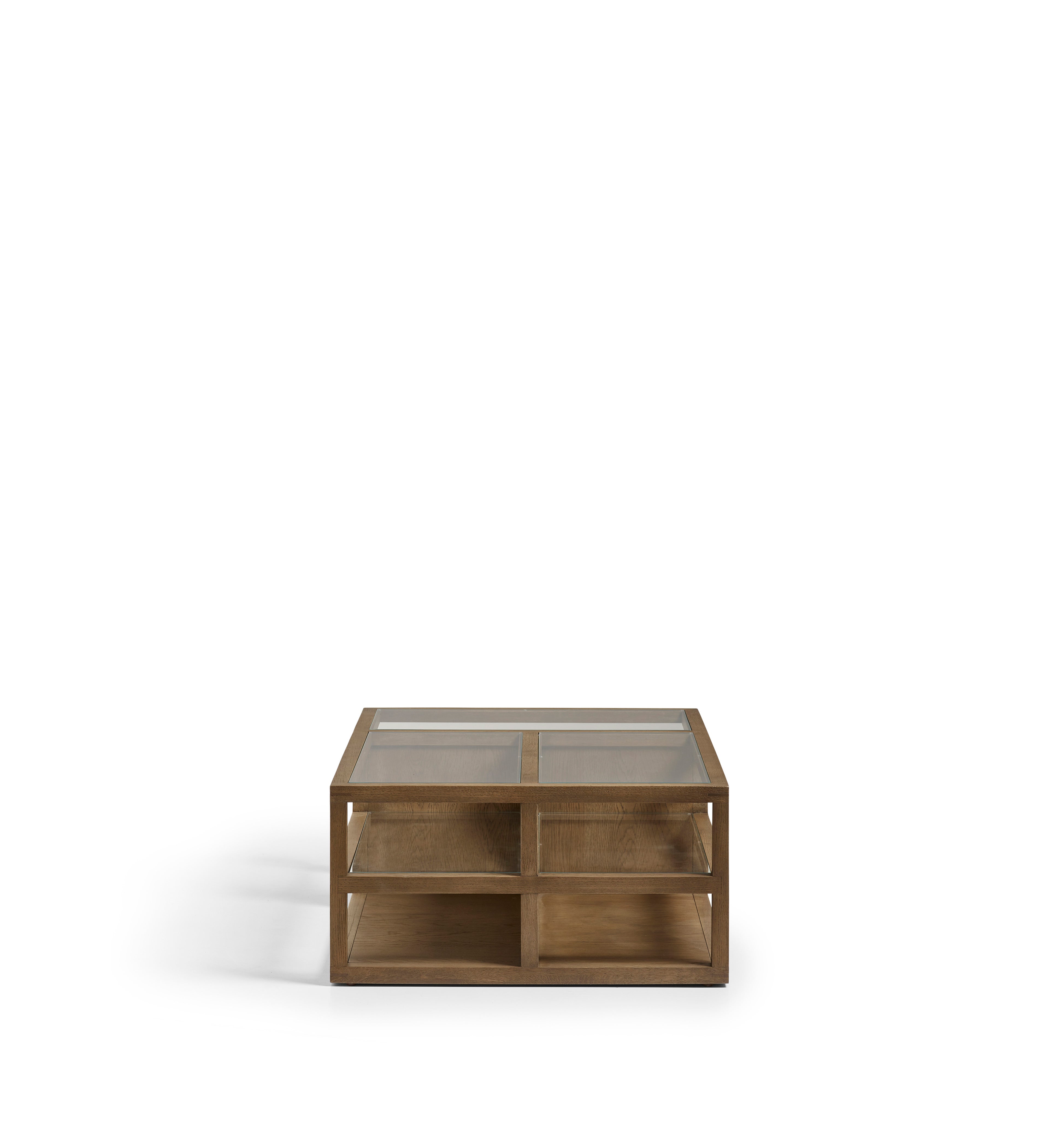 Alexey Coffee Table - Small - Weathered Oak Brown | OKA