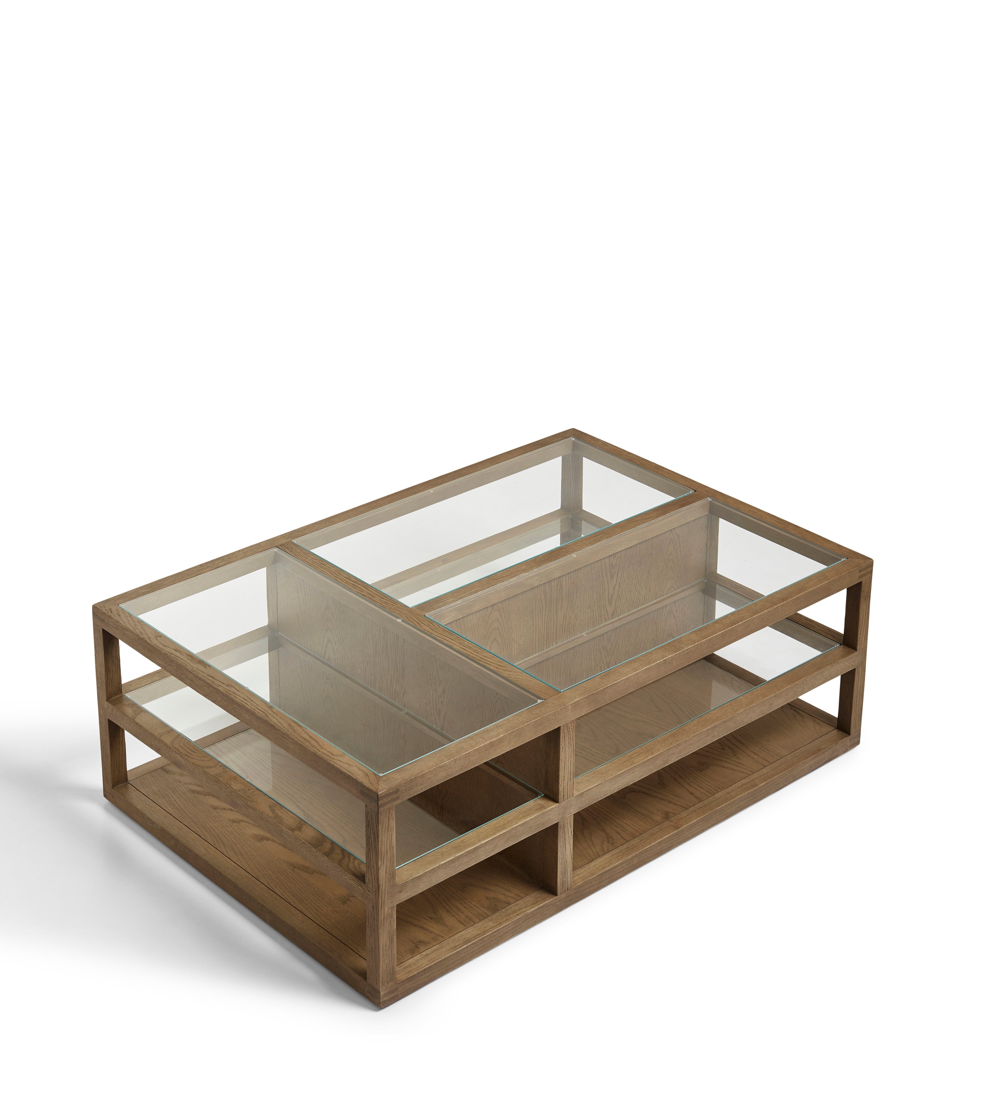 Alexey Coffee Table - Small - Weathered Oak