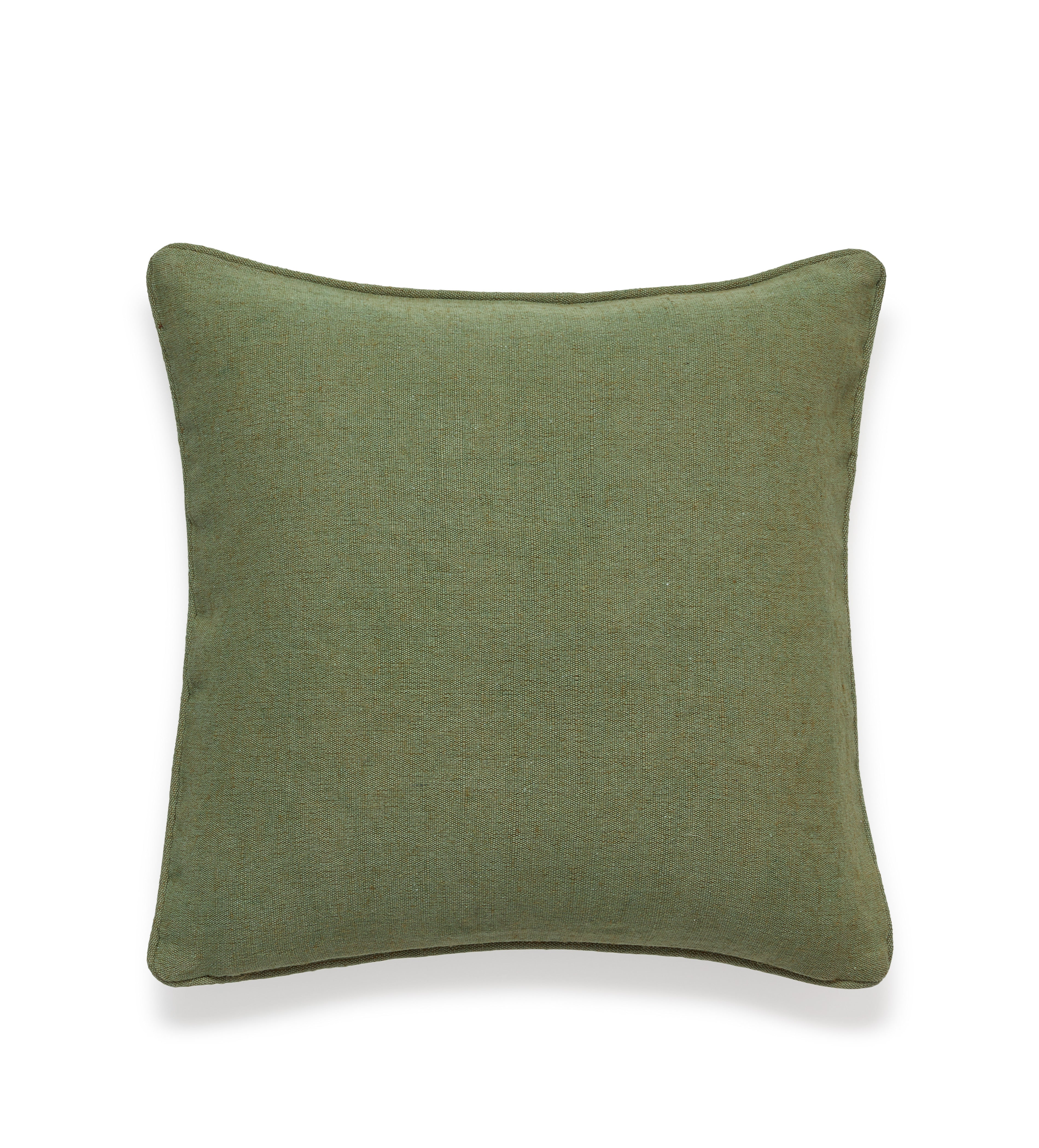 Allamanda Cushion Cover - Grey/Green | OKA