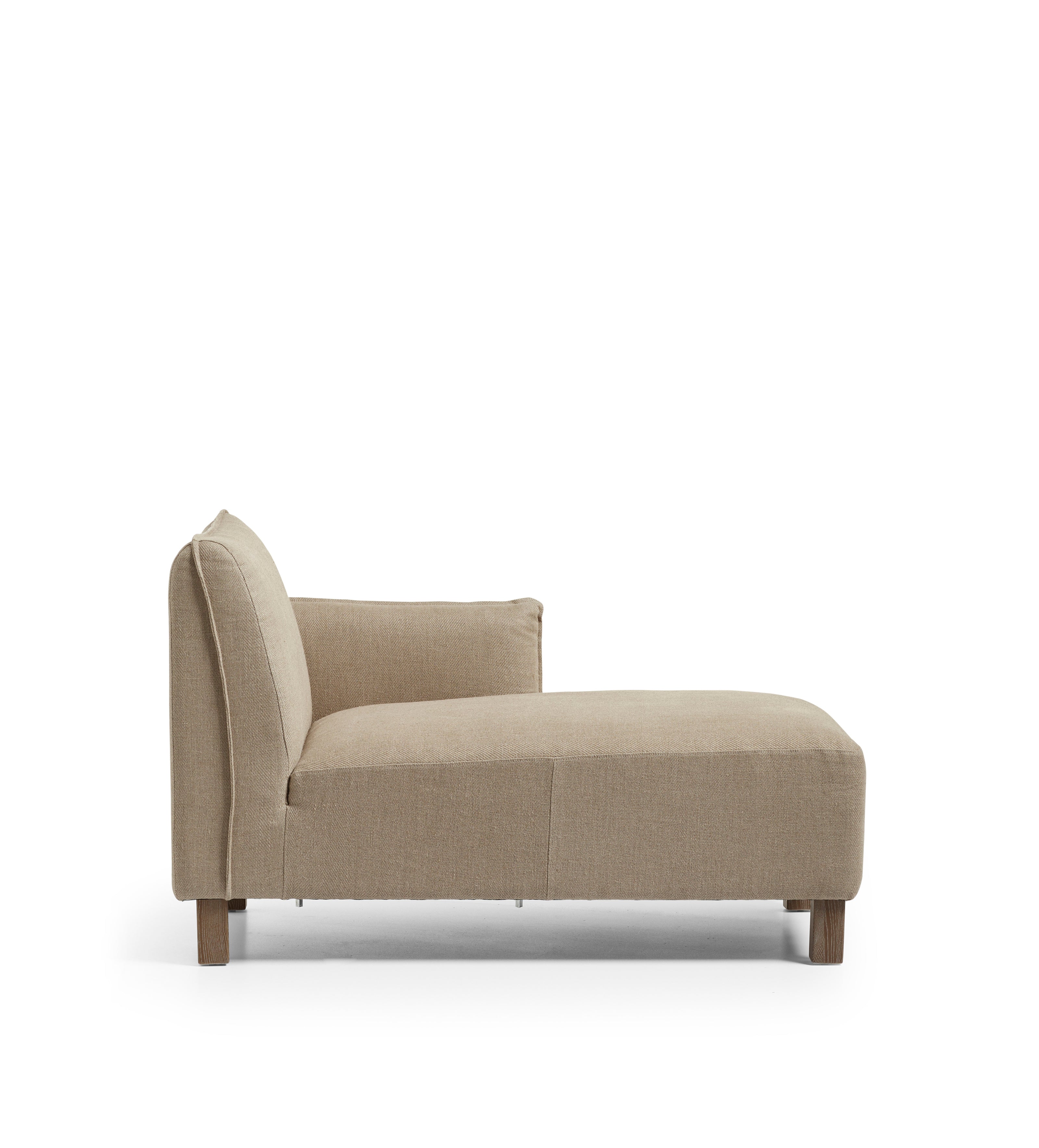 Alora Modular Sofa - Right Hand Facing - Wild Oats Wide Herringbone