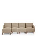 Alora Modular Sofa - Left Hand Facing - Wild Oats Wide Herringbone