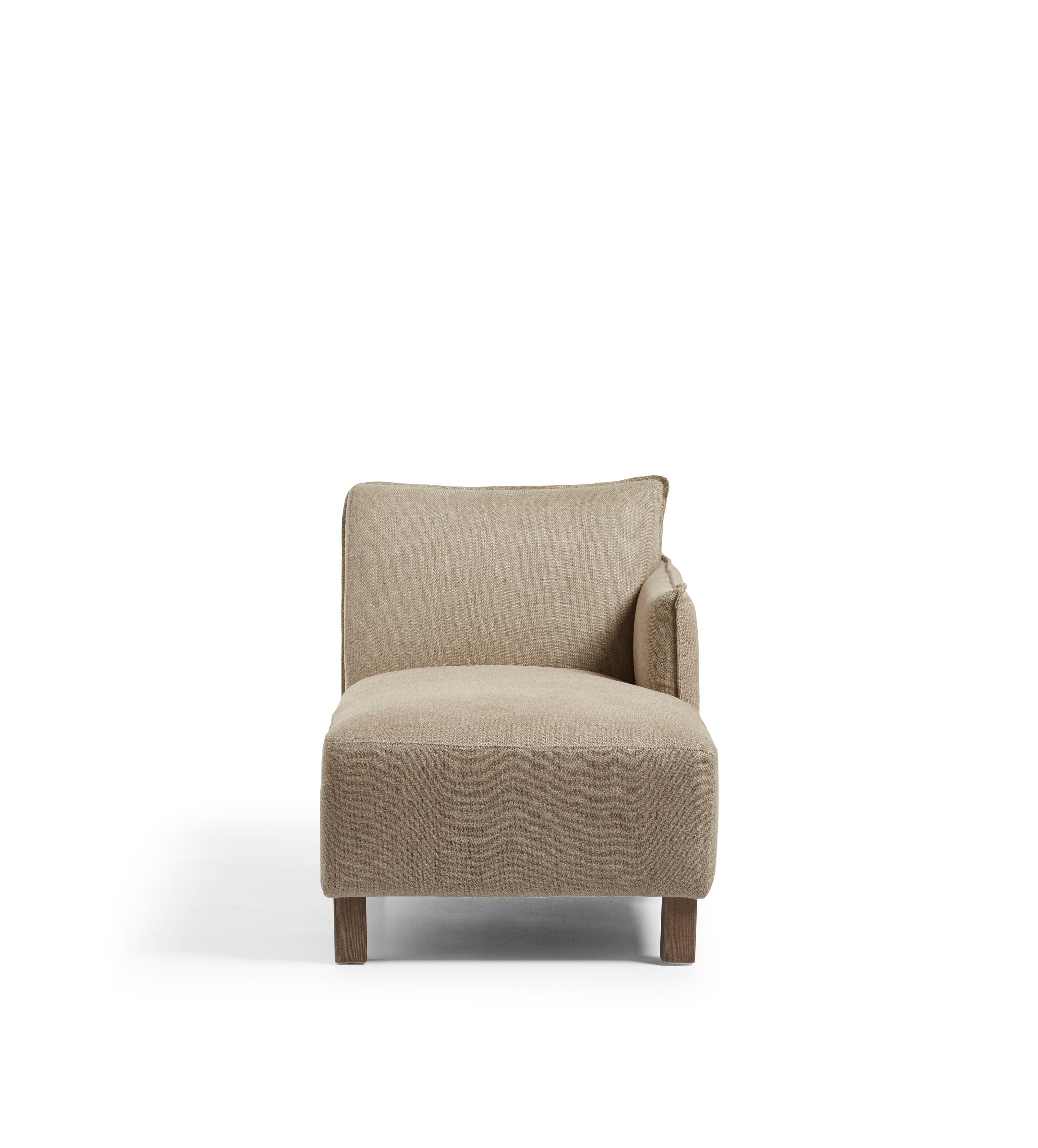 Alora Modular Sofa - Right Hand Facing - Wild Oats Wide Herringbone