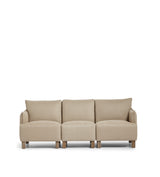 Alora Modular Sofa Unit - Armless Unit - Wild Oats Wide Herringbone