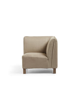 Alora Modular Sofa Unit - Corner Unit - Wild Oats Wide Herringbone