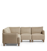 Alora Modular Sofa Unit - Corner Unit - Wild Oats Wide Herringbone