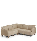 Alora Modular Sofa Unit - Corner Unit - Wild Oats Wide Herringbone