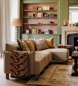 Alora Modular Sofa Unit - Left-Arm Unit - Wild Oats Wide Herringbone